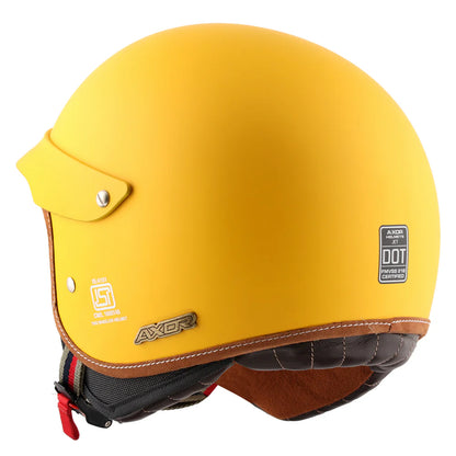Retro Jet West Helmet with Peak