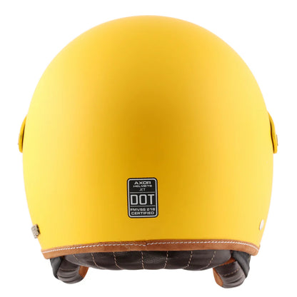 Retro Jet West Helmet with Peak
