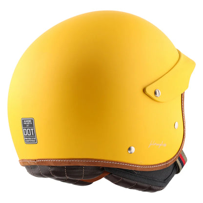 Retro Jet West Helmet with Peak