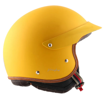 Retro Jet West Helmet with Peak