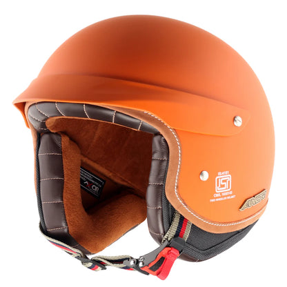 Retro Jet West Helmet with Peak