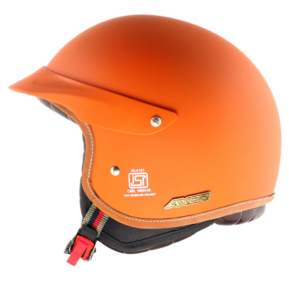 Retro Jet West Helmet with Peak