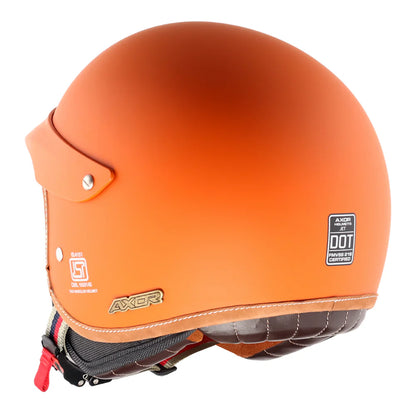 Retro Jet West Helmet with Peak
