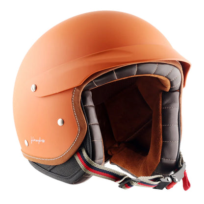 Retro Jet West Helmet with Peak