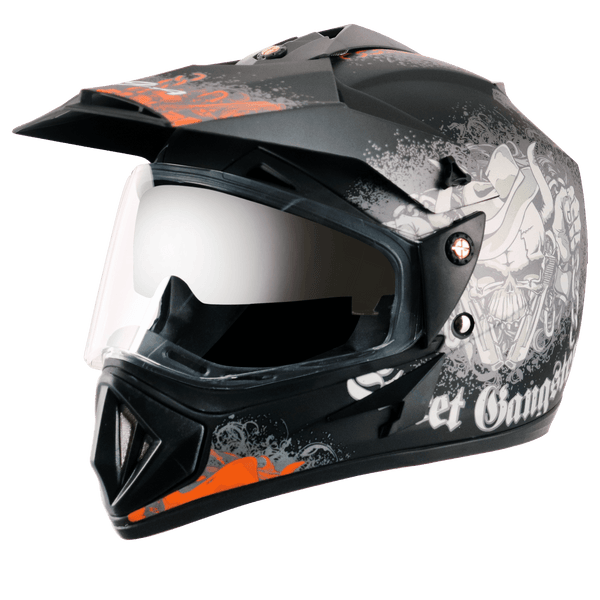 Dull Black Orange