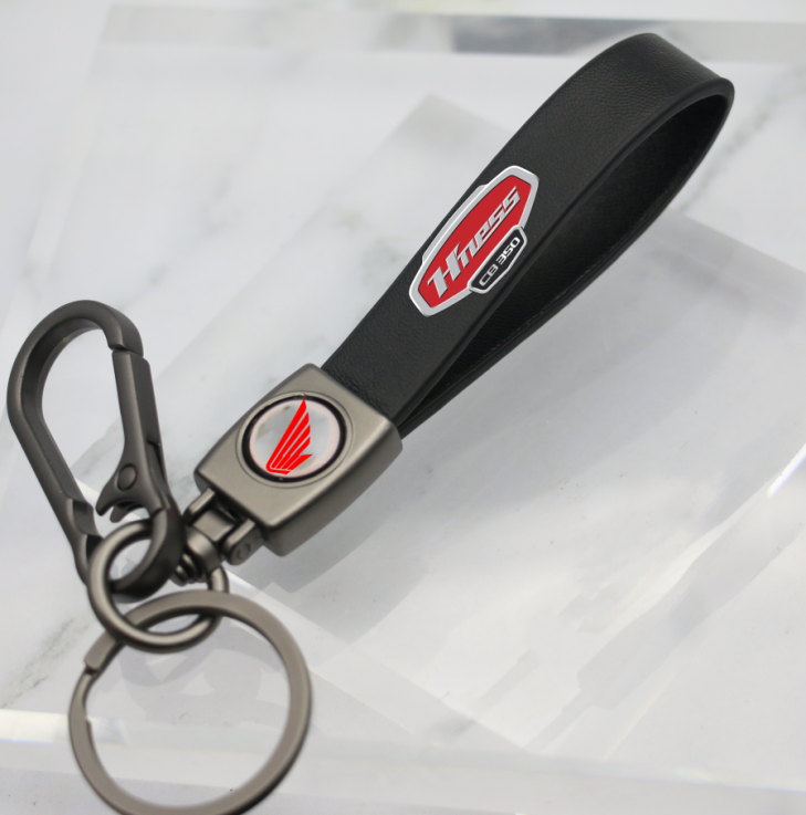 HONDA HNESS CB 350 LEATHER KEY CHAIN