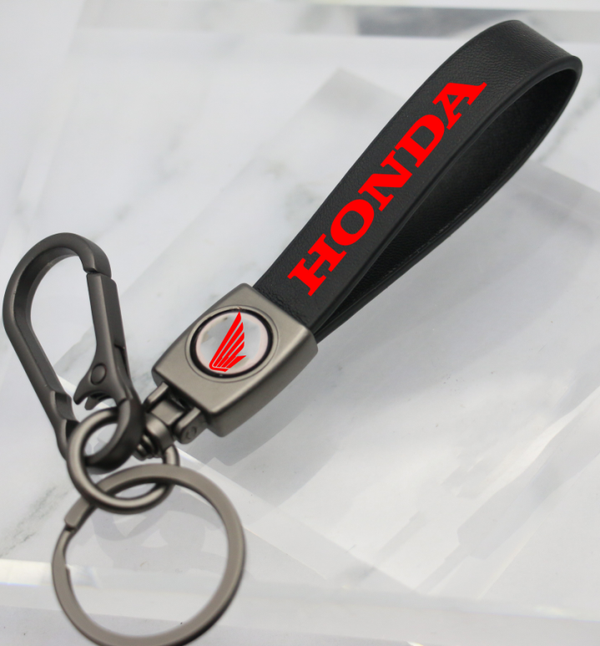 HONDA LEATHER KEY CHAIN