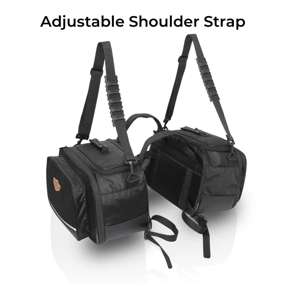 Stallion Saddlebag 50Ltrs expandable up to 65Ltrs with Rain Cover and Drybags