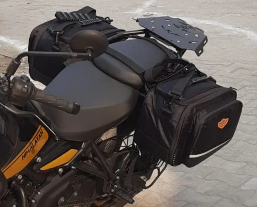 Stallion Saddlebag 50Ltrs expandable up to 65Ltrs with Rain Cover and Drybags