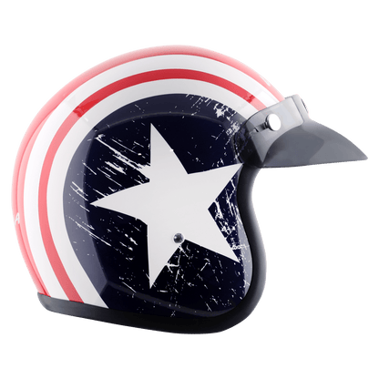 Jet With Peak Captain Helmet