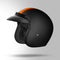 ORANGE PIN STRIP MATT BLACK