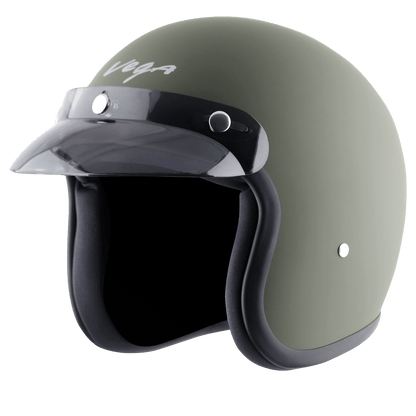 Jet With Peak Helmet