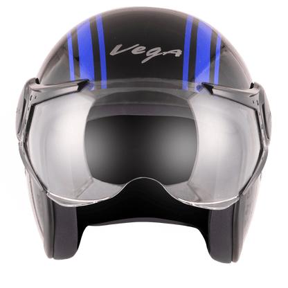 Jet Old School WVisor Helmet