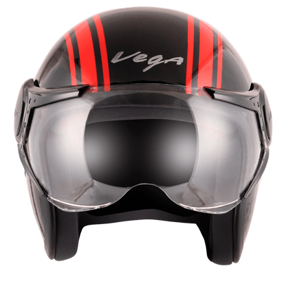 Jet Old School WVisor Helmet