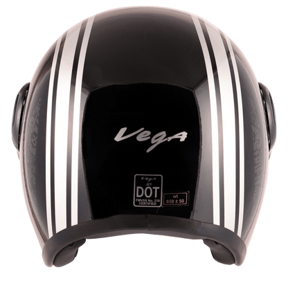 Jet Old School WVisor Helmet