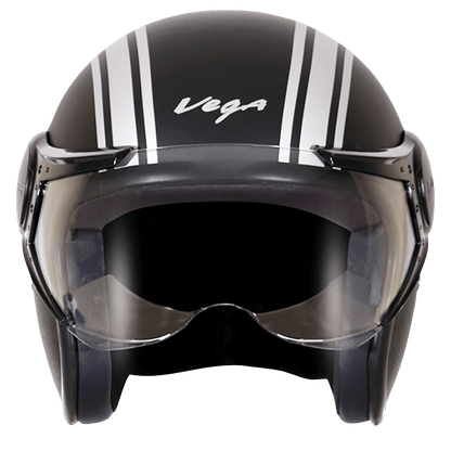 Jet Old School WVisor Helmet