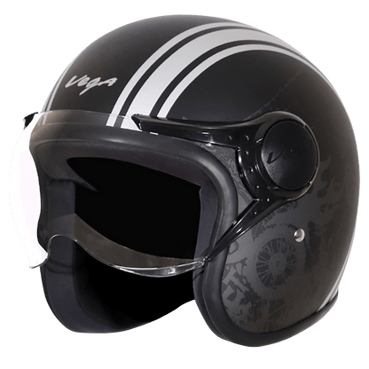 Jet Old School WVisor Helmet