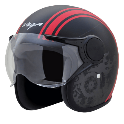Jet Old School WVisor Helmet