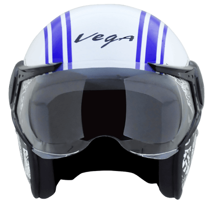 Jet Old School WVisor Helmet