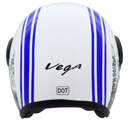 Jet Old School WVisor Helmet