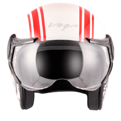 Jet Old School WVisor Helmet