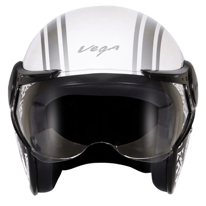 Jet Old School WVisor Helmet