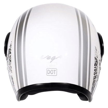 Jet Old School WVisor Helmet