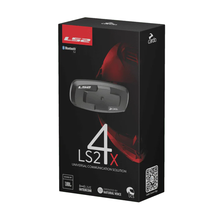 LS2 INTERCOM 4X UCS MOTORCYCLE BLUETOOTH COMMUNICATION SYSTEM