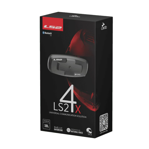 LS2 INTERCOM 4X UCS MOTORCYCLE BLUETOOTH COMMUNICATION SYSTEM