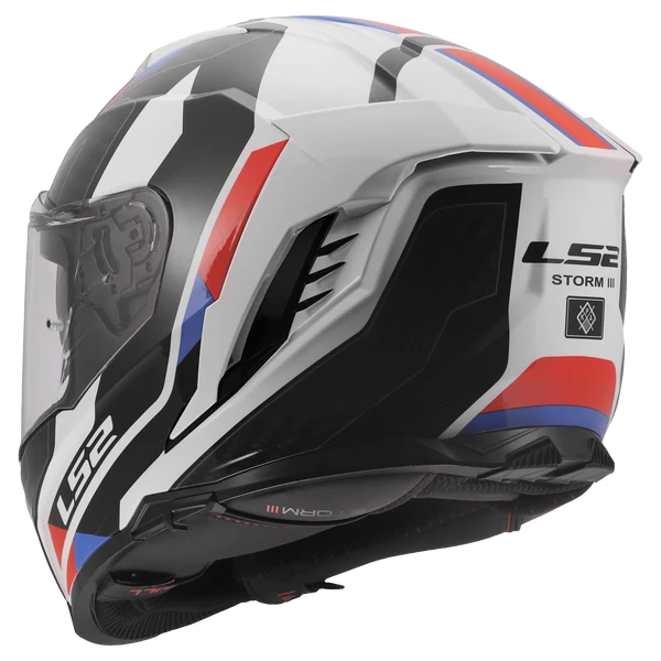 FF818 STORM III SPORTY WHITE BLUE RED