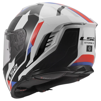 FF818 STORM III SPORTY WHITE BLUE RED