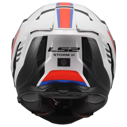 FF818 STORM III SPORTY WHITE BLUE RED