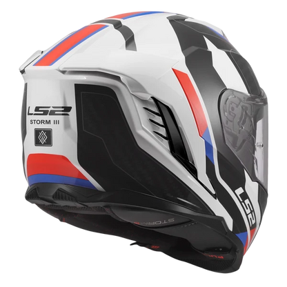 FF818 STORM III SPORTY WHITE BLUE RED