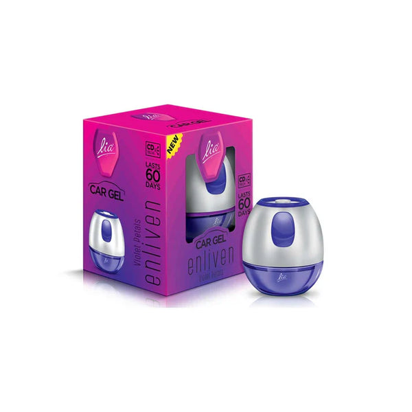 Lia Car Dashboard Gel - Violet Petals (Enliven) - CAR PERFUME