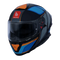 Matt Black Blue Orange