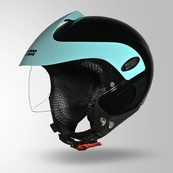 BLACK WITH PASTEL GREEN SUN PEAK