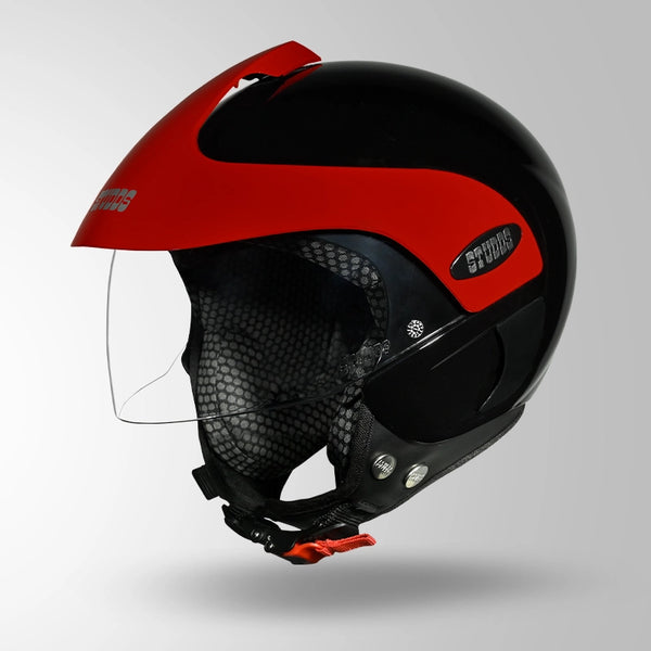 BLACK WITH RED SUN PEAK