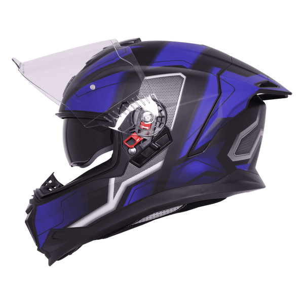 MAT BLACK WITH BLUE