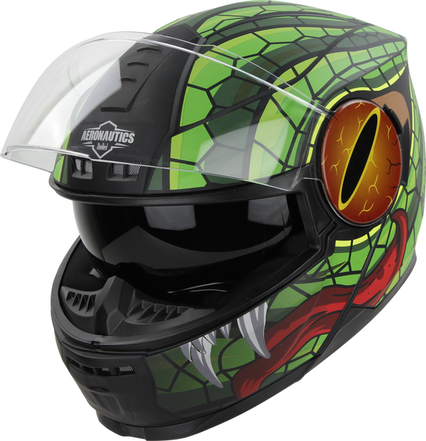 MAT BLACK WITH GREEN