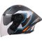 MAT BLACK WITH JAZZ BLUE ORANGE