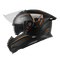 MAT BLACK WITH ORANGE