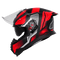 MAT BLACK WITH RED