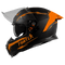 MAT BLACK WITH ORANGE