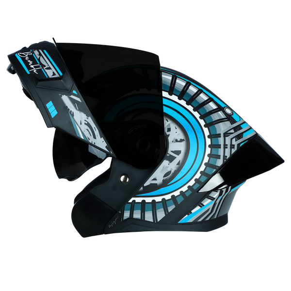 MAT BLACK WITH JAZZ BLUE