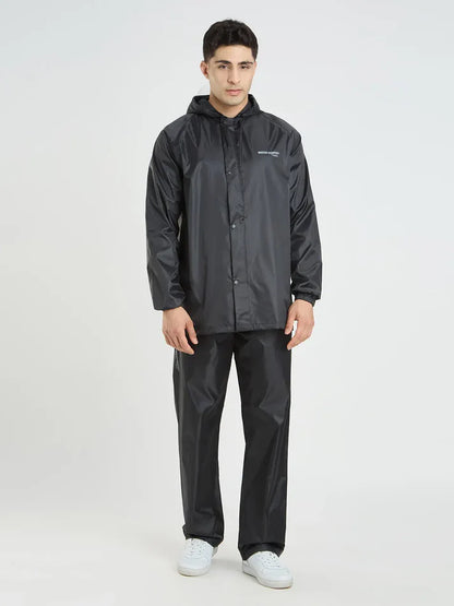 ZEEL Raincoat WF1021 Waterproof Hooded Rain Suit with Pant for Men & Women