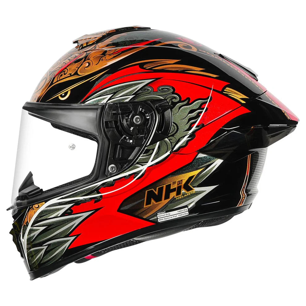 K5R BALINESE GARUDA BLACK GLOSSY