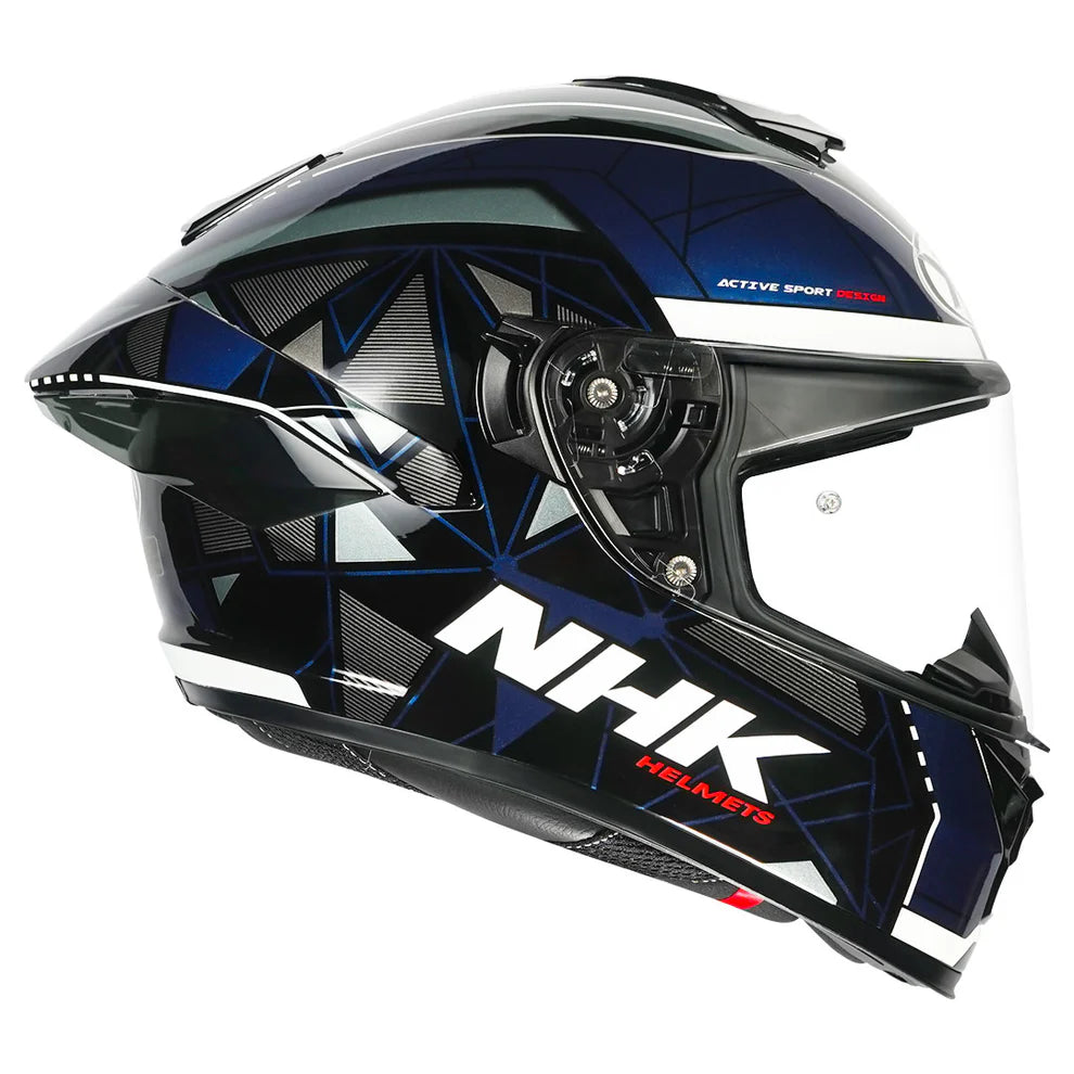 K5R TRIANGLE BLACK BLUE GLOSSY