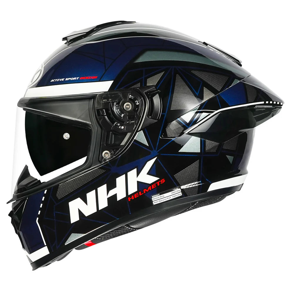 K5R TRIANGLE BLACK BLUE GLOSSY