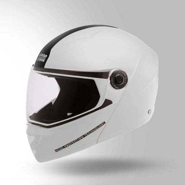 WHITE WITH PLAIN STRIP