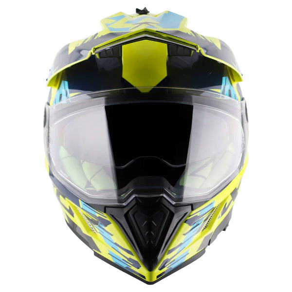 NEON YELLOW BLUE
